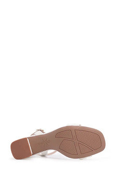SANDALIA NINE WEST NARMIN WHITE A10148472012010