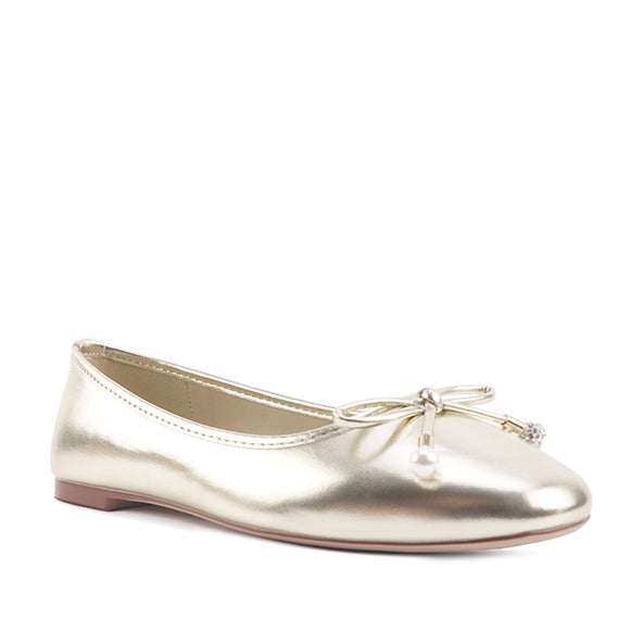 BALLERINA NINE WEST GOLD