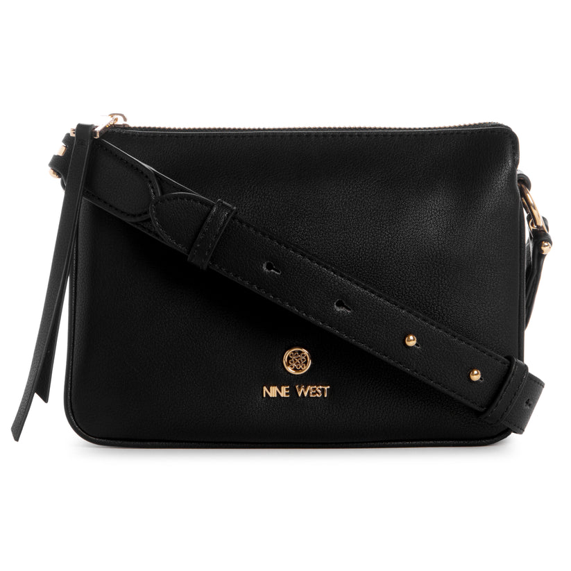 CARTERA NINE WEST SAOIRSE 3 COMPARTMENT XBODY BLACK NGB133113-BLA