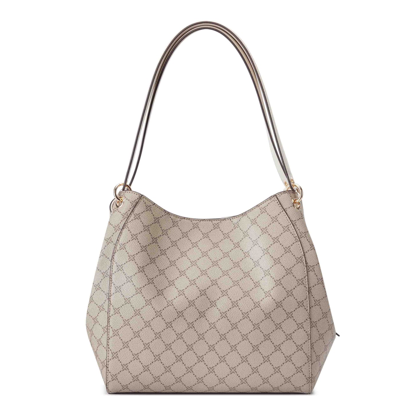 CARTERA NINE WEST MEARA BEIGE LOGO/MILK