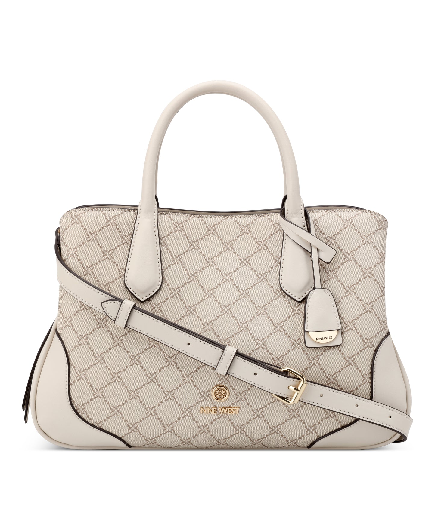 CARTERA NINE WEST BLOOMFIELD MUSHROOM LOGO/MILK