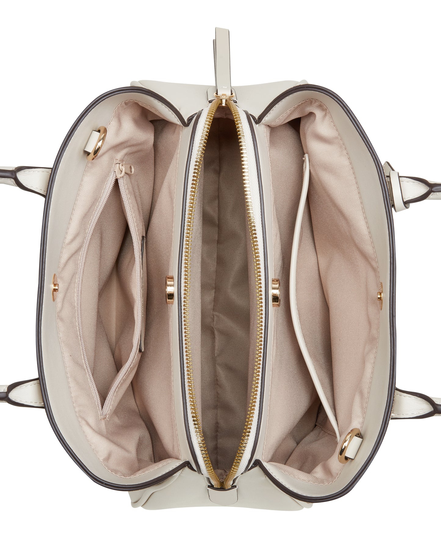 CARTERA NINE WEST BLOOMFIELD MUSHROOM LOGO/MILK