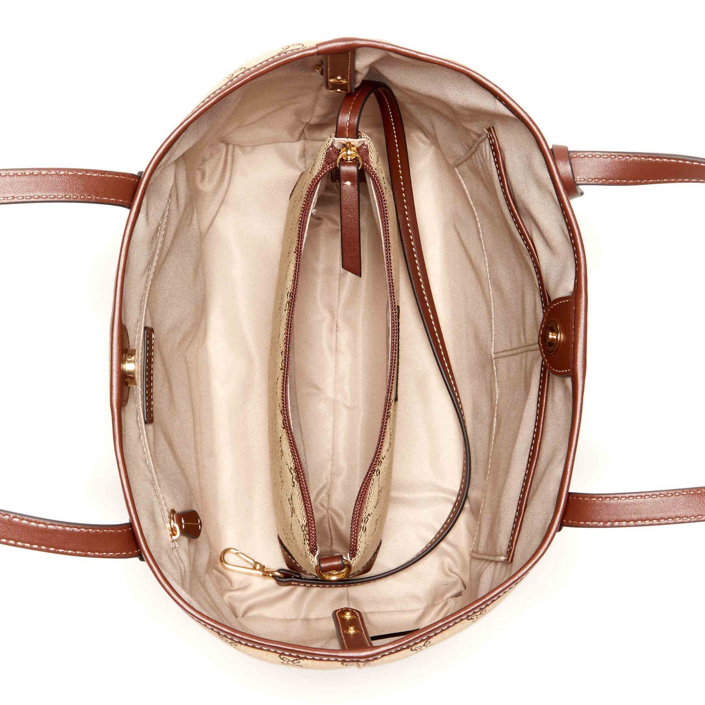 CARTERA NINE WEST TEAGAN NATURAL LOGO/BLACK