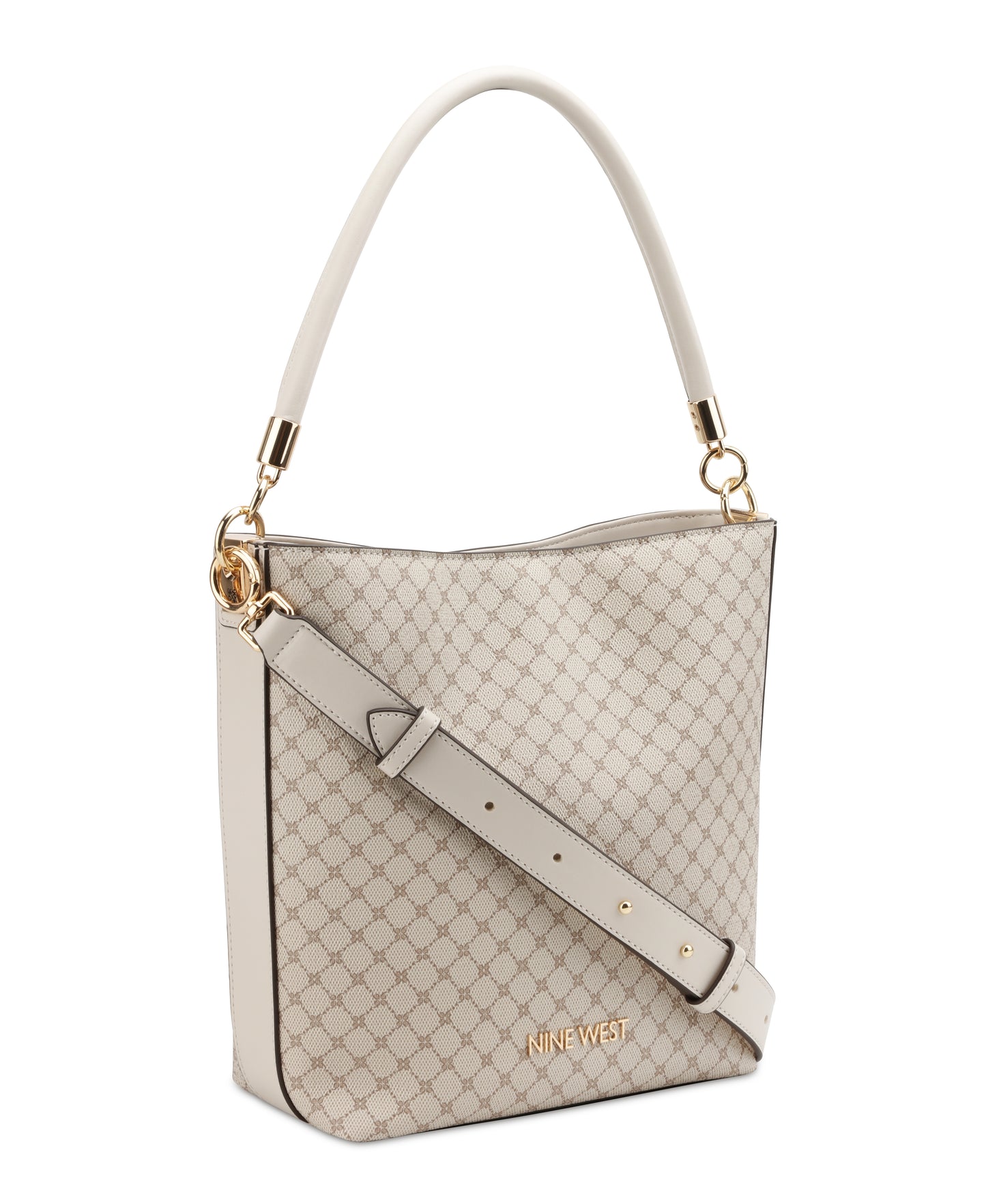 CARTERA NINE WEST DONELLA MUSHROOM LOGO/MILK