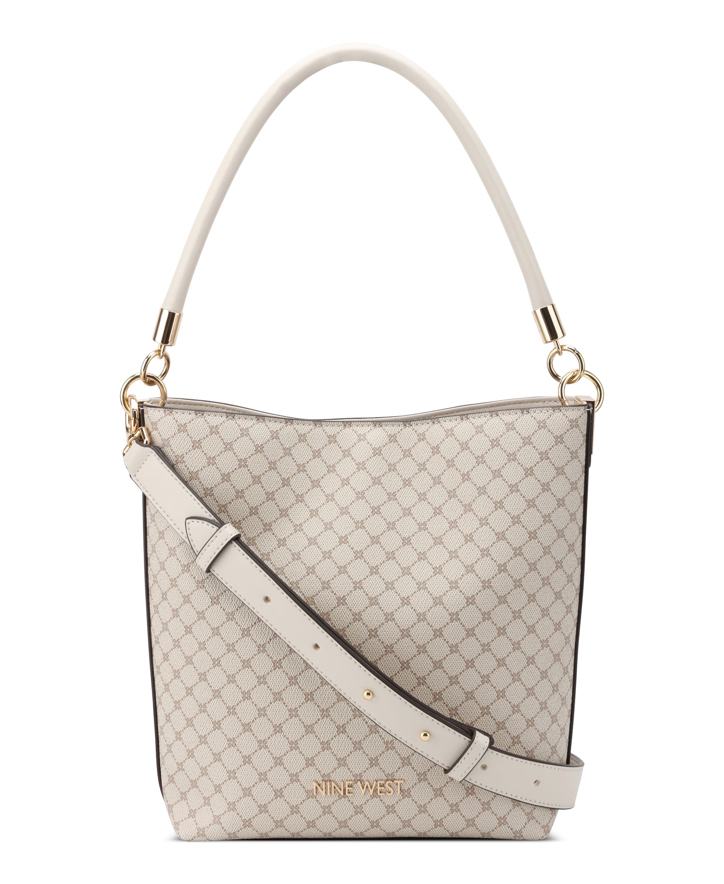 CARTERA NINE WEST DONELLA MUSHROOM LOGO/MILK