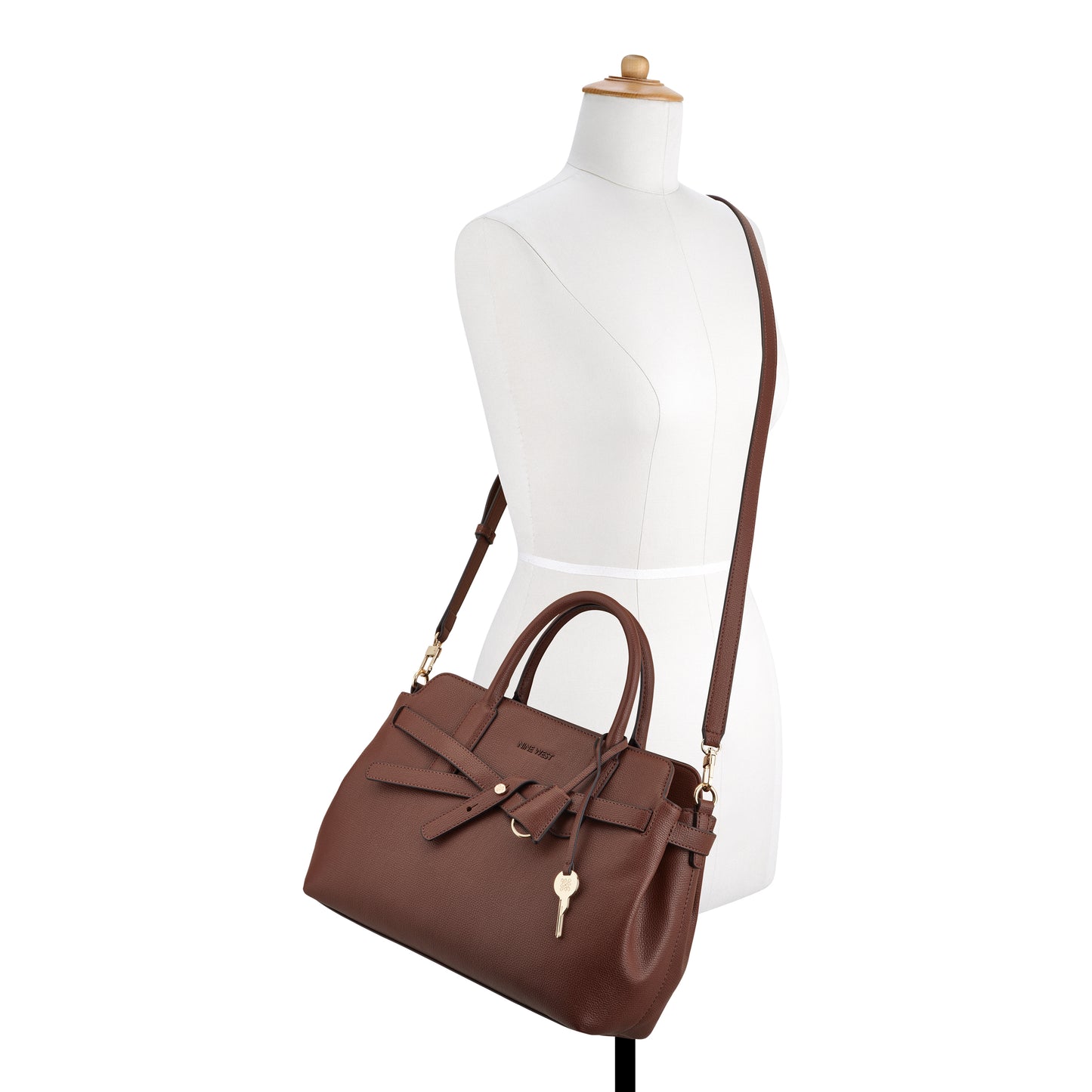 CARTERA NINE WEST LILLE MAHOGANY