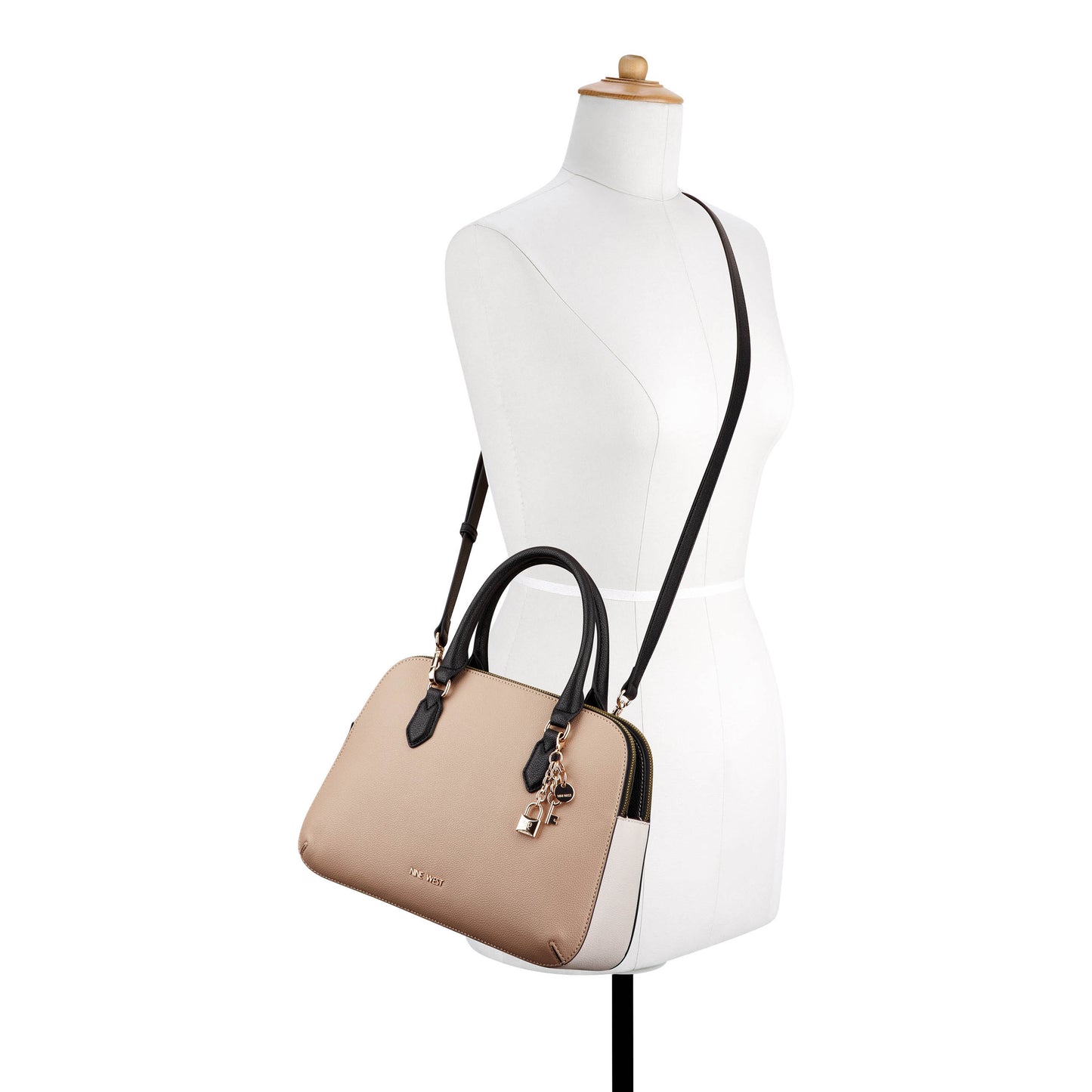 CARTERA NINE WEST CIBRINA KHAKI MULTI