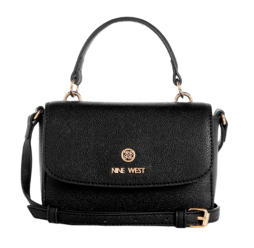 CARTERA NINE WEST SIERA MINI TOP HANDLE FLAP BLACK NGX540978-BLA