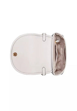 CARTERA NINE WEST DELAINE CROSSBODY SADDLE BAG ONYX LOGO/MILK NLS127313-ONM