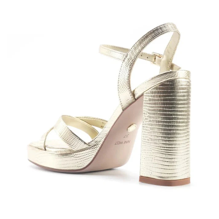 SANDALIA NINE WEST KELLI GOLD
