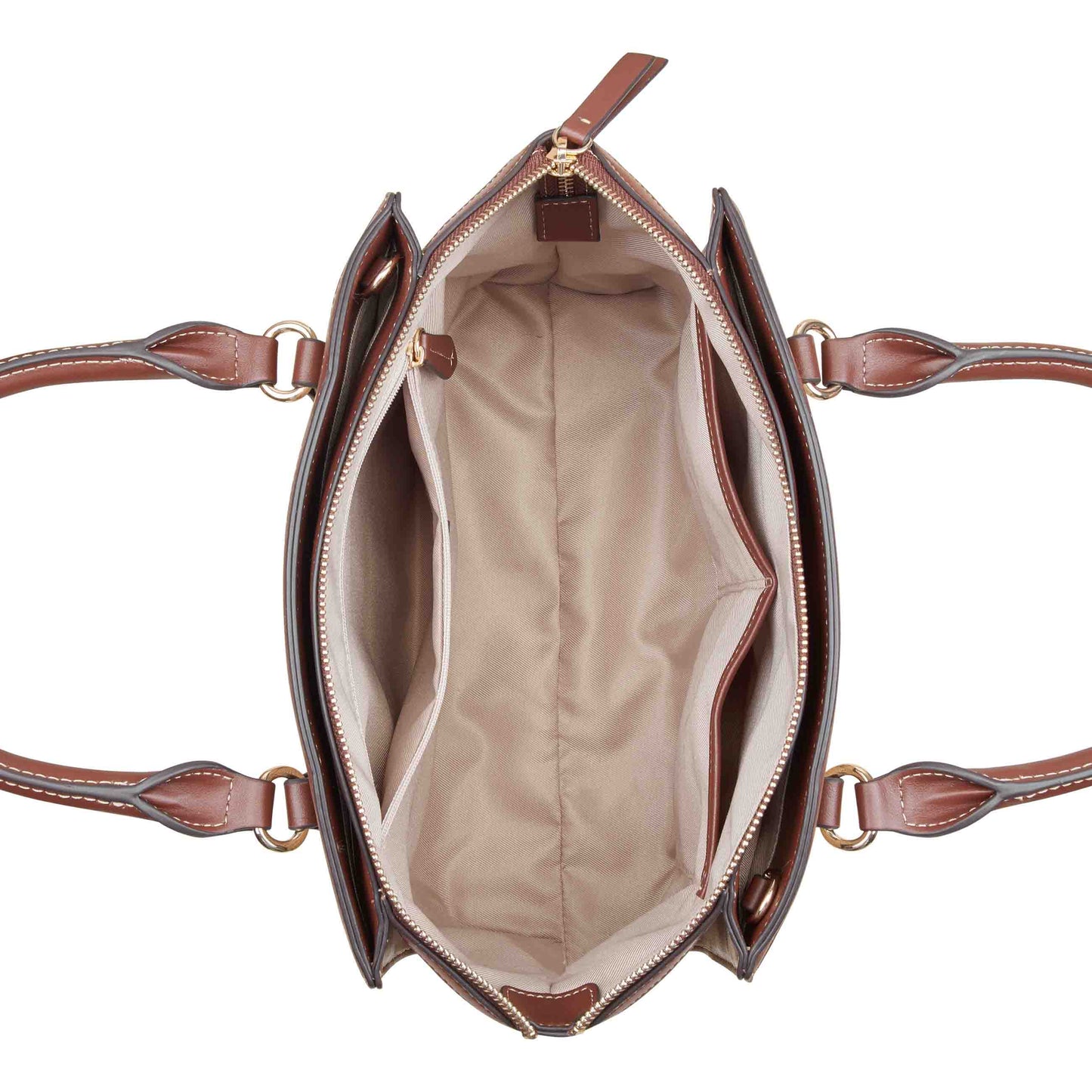 CARTERA NINE WEST INNES MOCHA LOGO/MAHOGANY