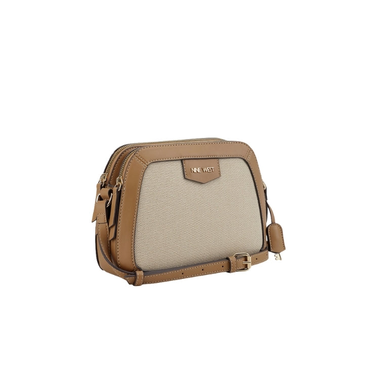 CARTERA NINE WEST CIBRINA NATURAL/DARK CAMEL