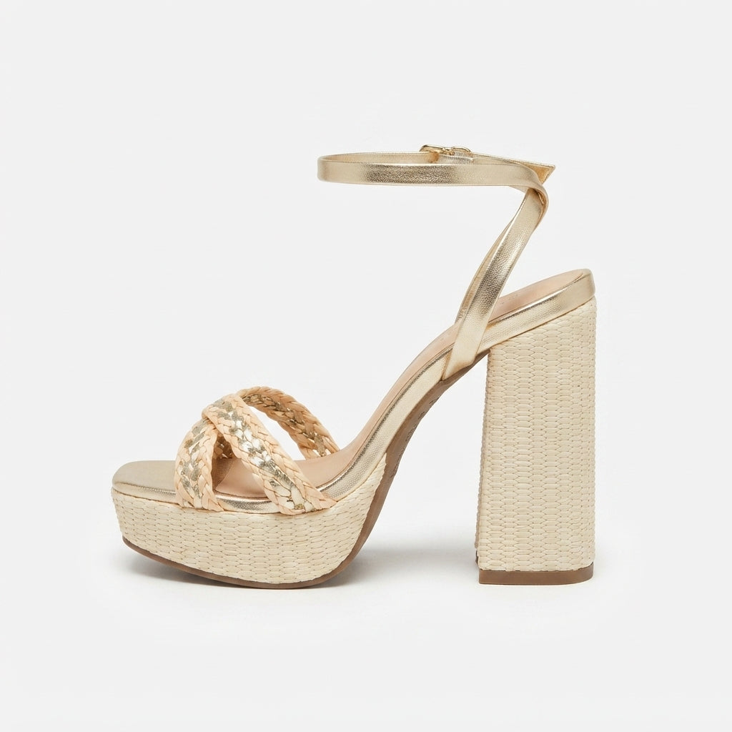 BNW-AMARA TACÓN NINE WEST CHAMPAGNE