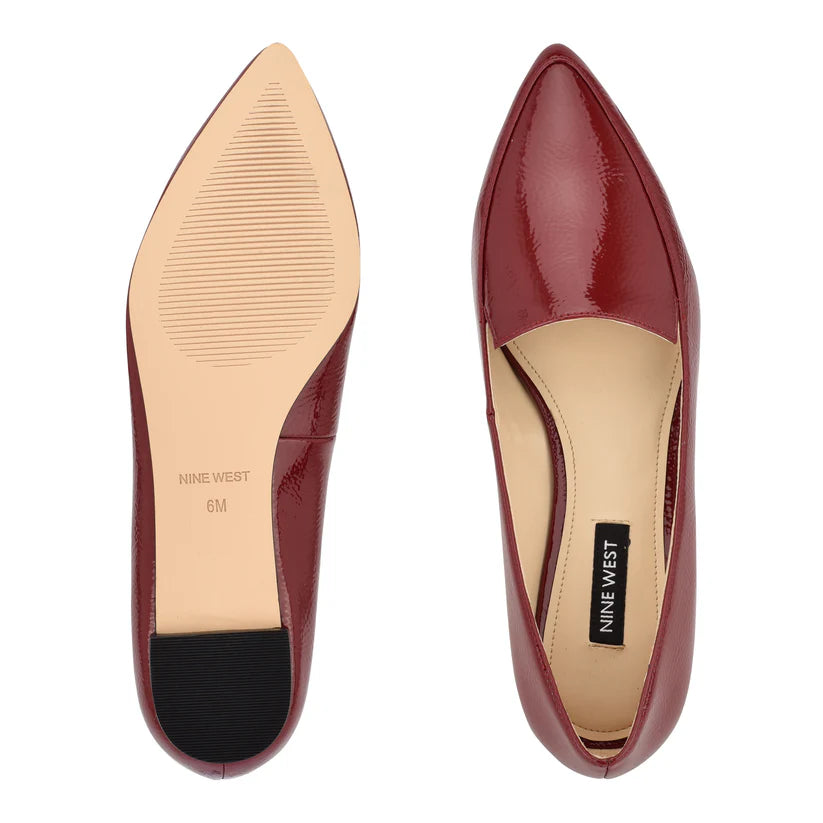 BALLERINA NINE WEST ABAY3 BURNT RED