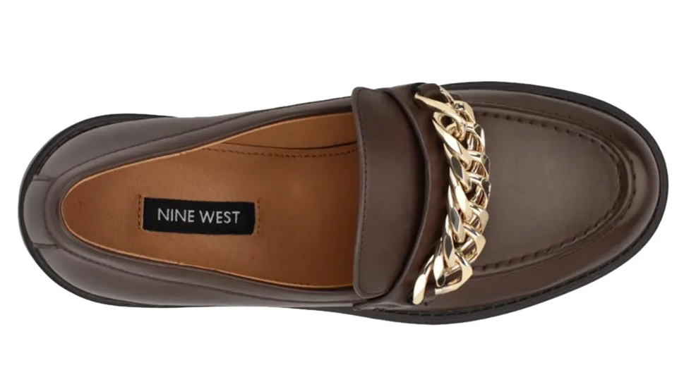 MOCASIN NINE WEST SASAH3 DK BROWN