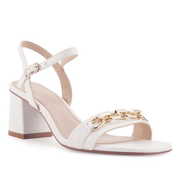 SANDALIA NINE WEST NARMIN WHITE A10148472012010