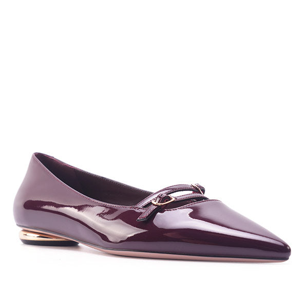 BALLERINA NINE WEST LEANNA BURGUNDY