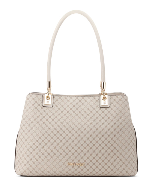 CARTERA NINE WEST DONELLA MUSHROOM LOGO/MILK