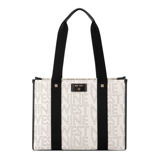 CARTERA NINE WEST PEYTON NATURAL/BLACK