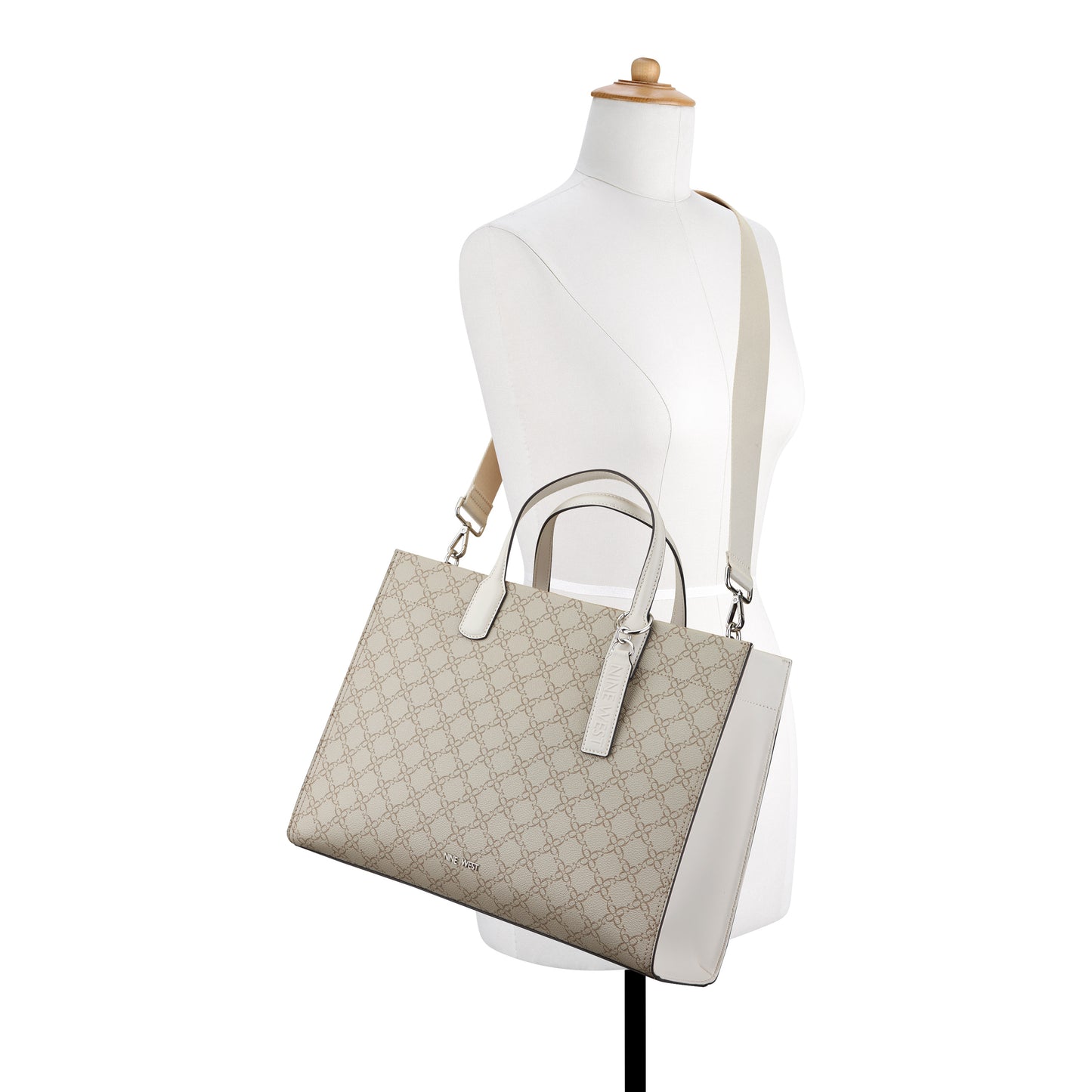CARTERA NINE WEST SARIAH MUSHROOM LOGO/MILK