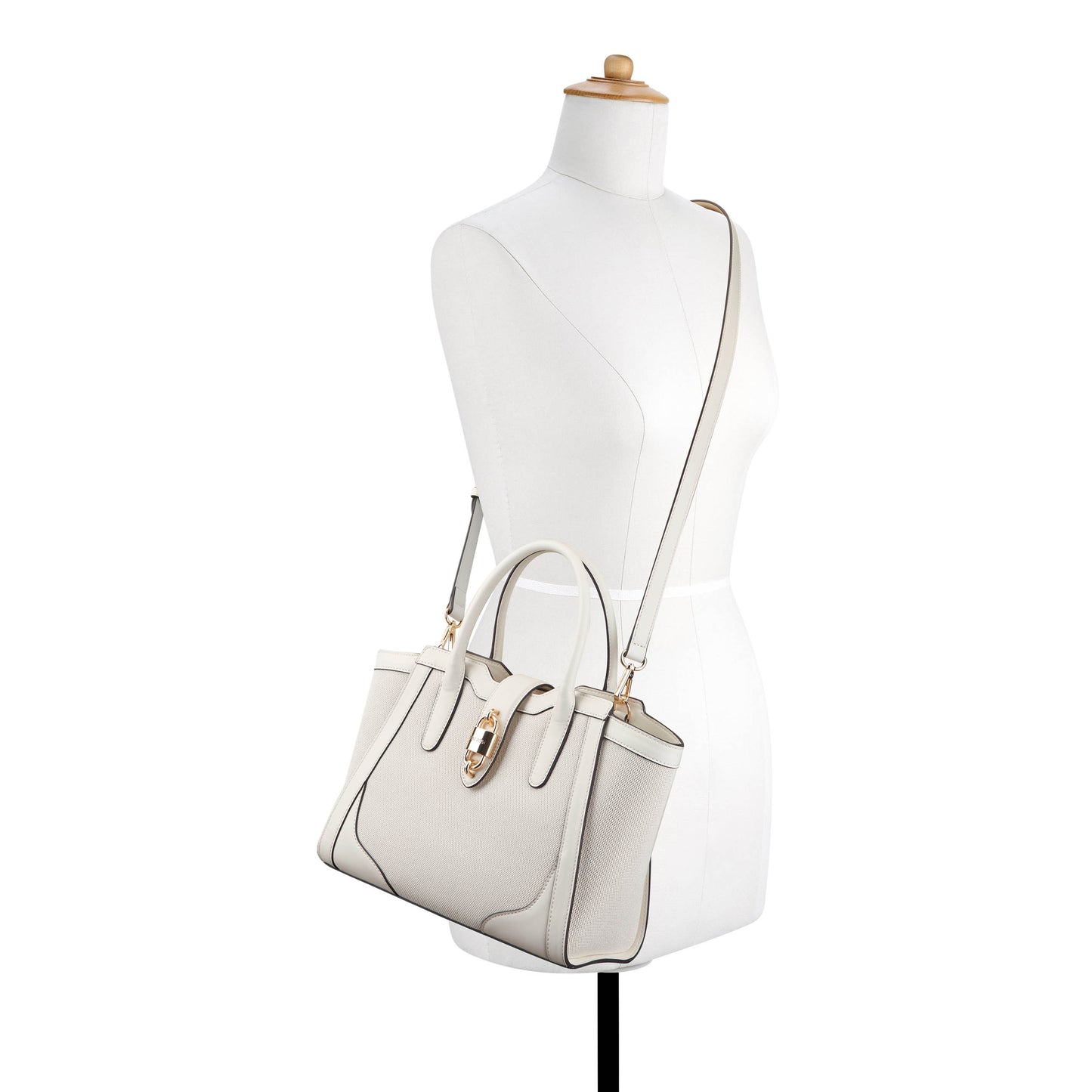 CARTERA NINE WEST WESSON NATURAL/CREAM