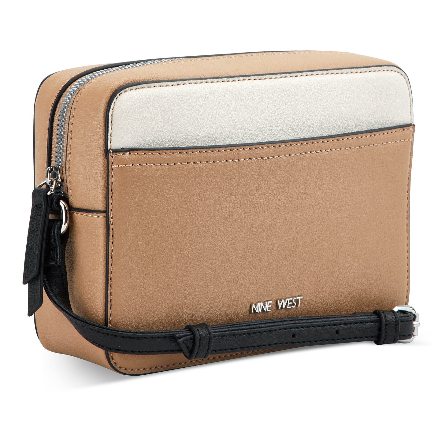 CARTERA NINE WEST BOWIE DK KHAKI/BLACK MULTI