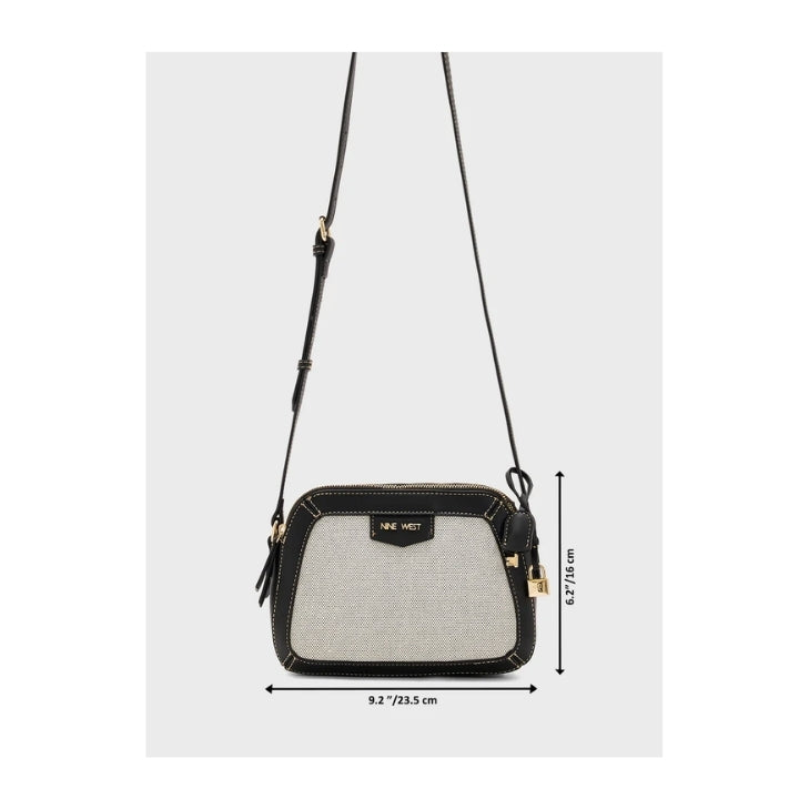 CARTERA NINE WEST CIBRINA BLACK/WHITE
