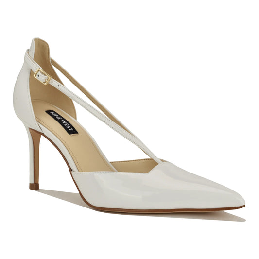 WNCOLLAE3-WHI01 TACÓN NINE WEST WHITE