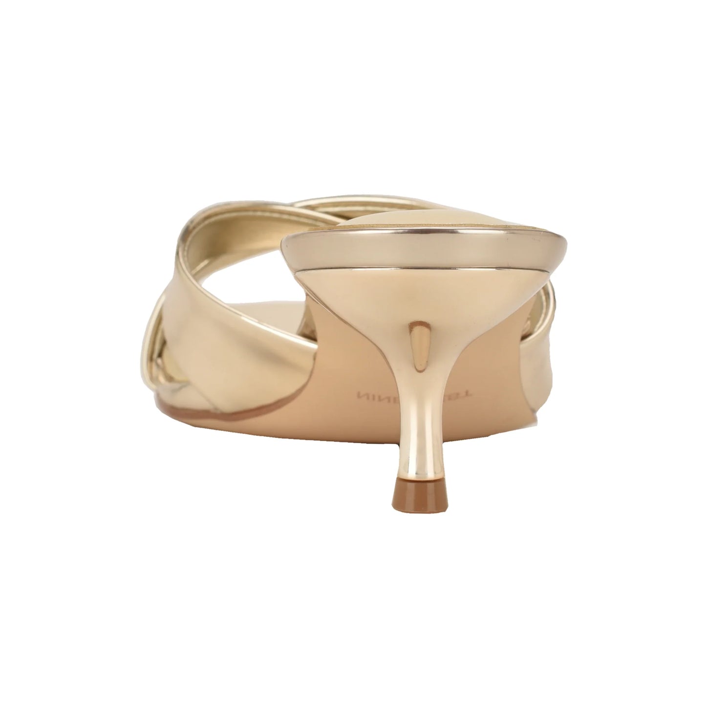 WNMERLANA3-GOL01 TACÓN NINE WEST GOLD