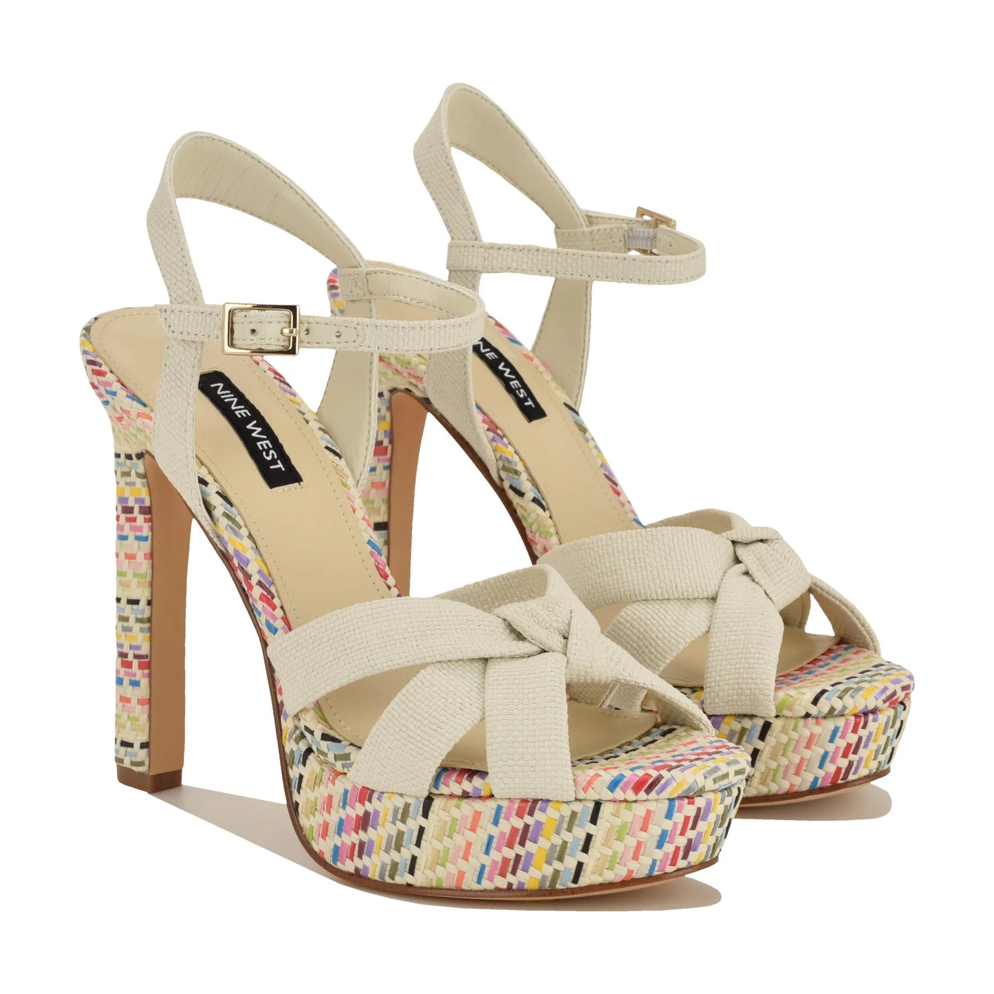 TACÓN NINE WEST ESTAMPADO