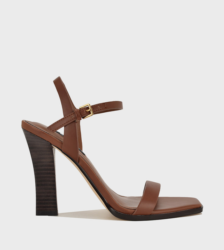 WNJOANY3-DBR01 TACÓN NINE WEST DARK BROWN