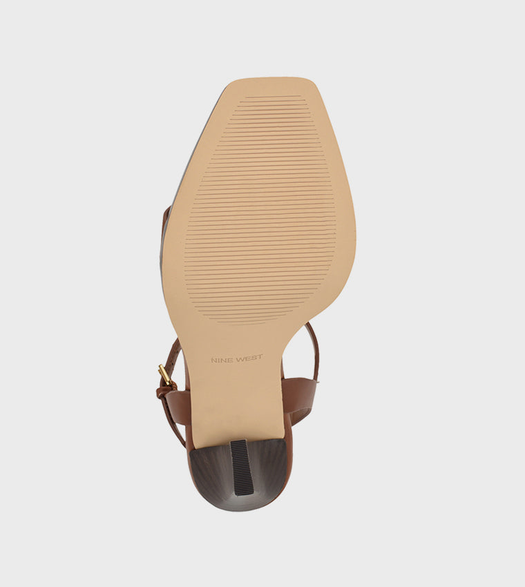 WNJOANY3-DBR01 TACÓN NINE WEST DARK BROWN