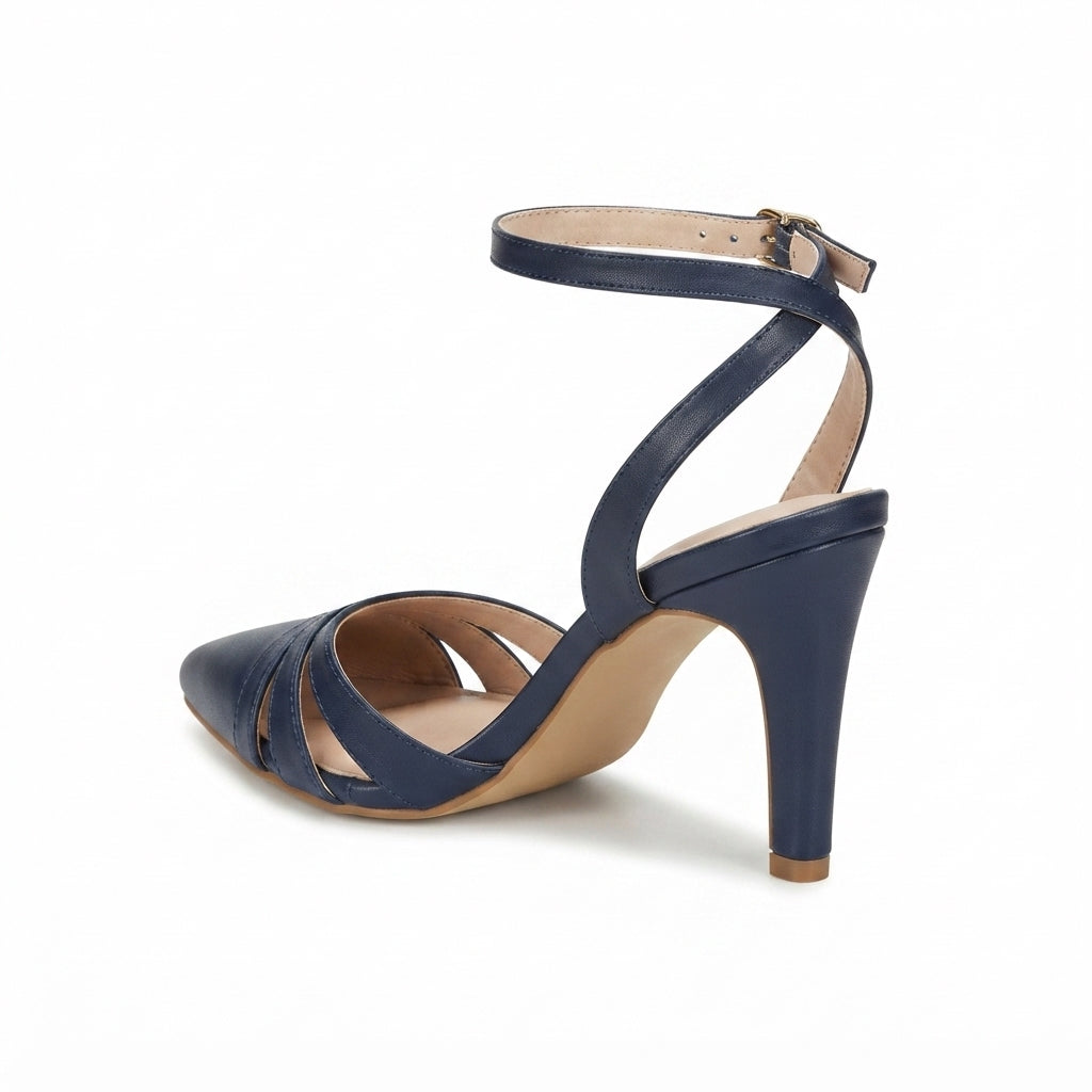 BNW-AURORA TACÓN NINE WEST BLUE