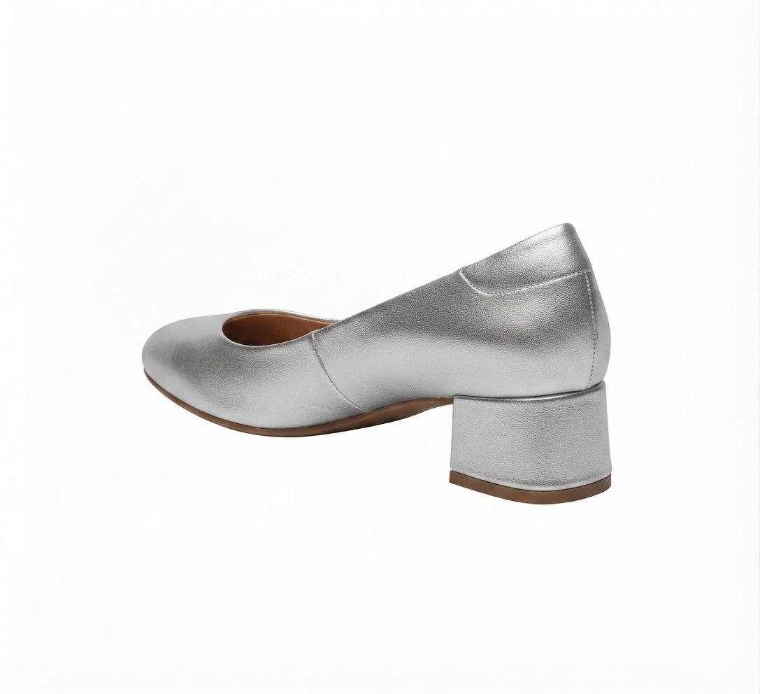 BNW-XANDRA TACÓN NINE WEST PRATA