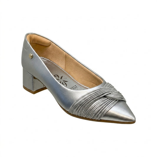BNW-ZUBY TACÓN NINE WEST PRATA