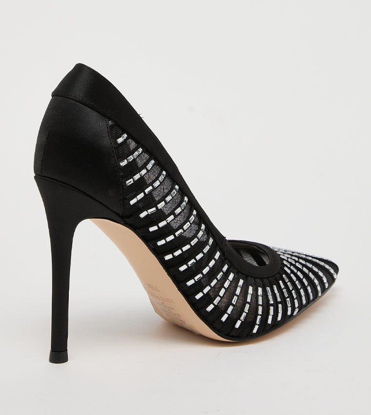 WNFERESAH2-BLK02 TACÓN NINE WEST BLACK