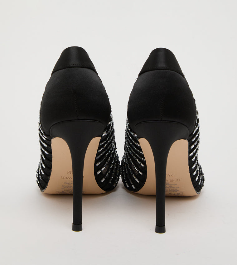 WNFERESAH2-BLK02 TACÓN NINE WEST BLACK