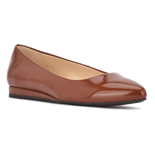 BALLERINA NINE WEST MEDIUM BROWN