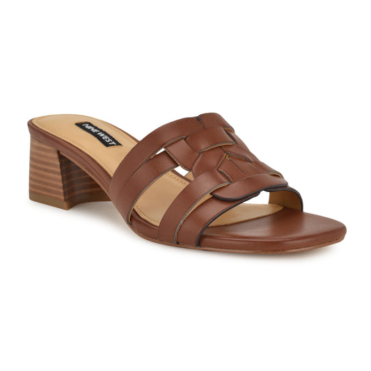 SANDALIA NINE WEST GENNIE3 BROWN