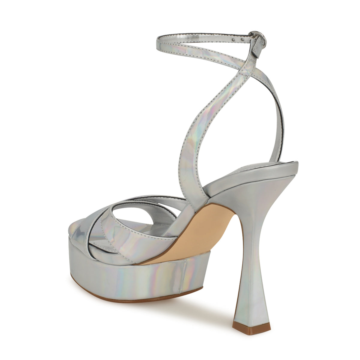 SANDALIA NINE WEST JESSIE3 IRIDESCENTE