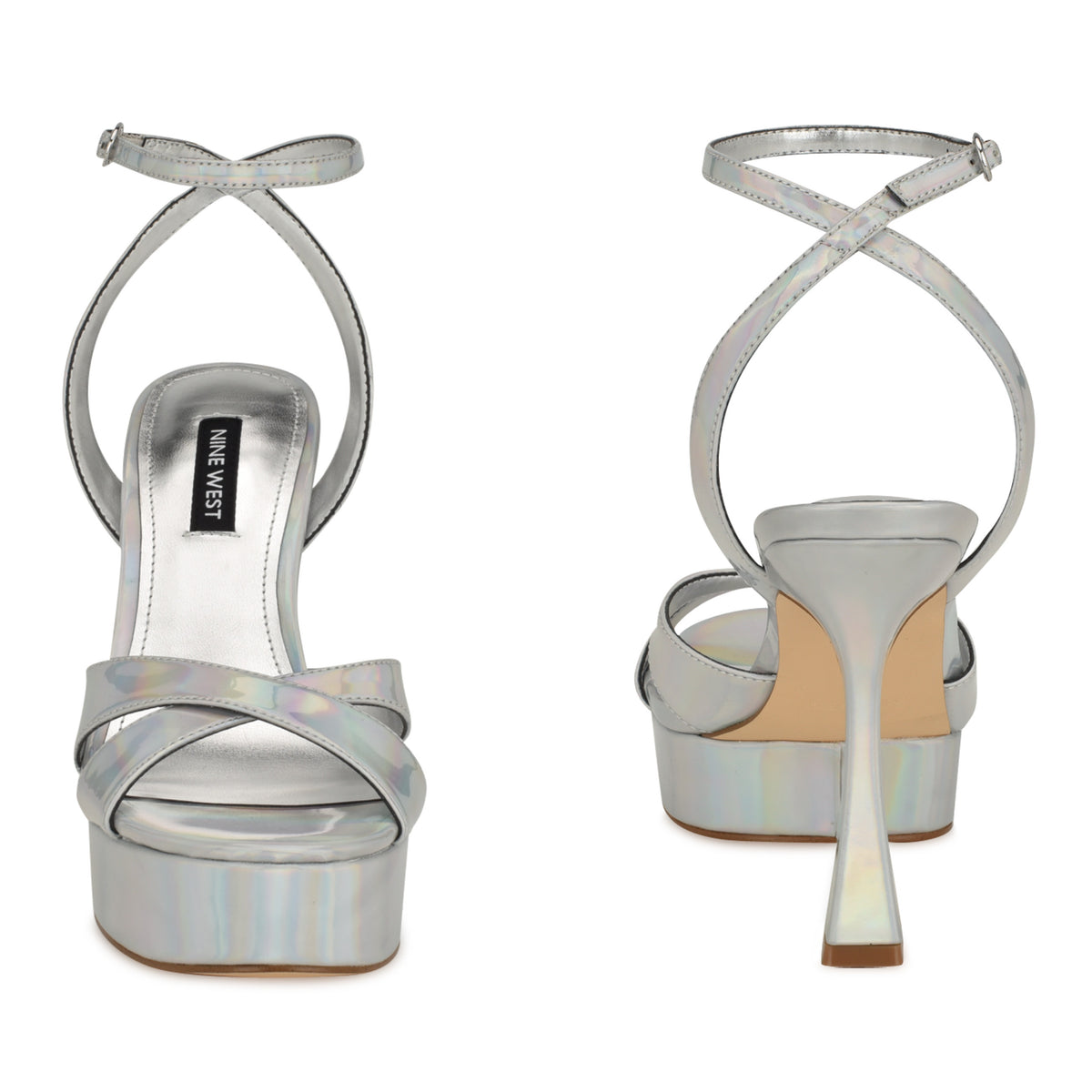 SANDALIA NINE WEST JESSIE3 IRIDESCENTE