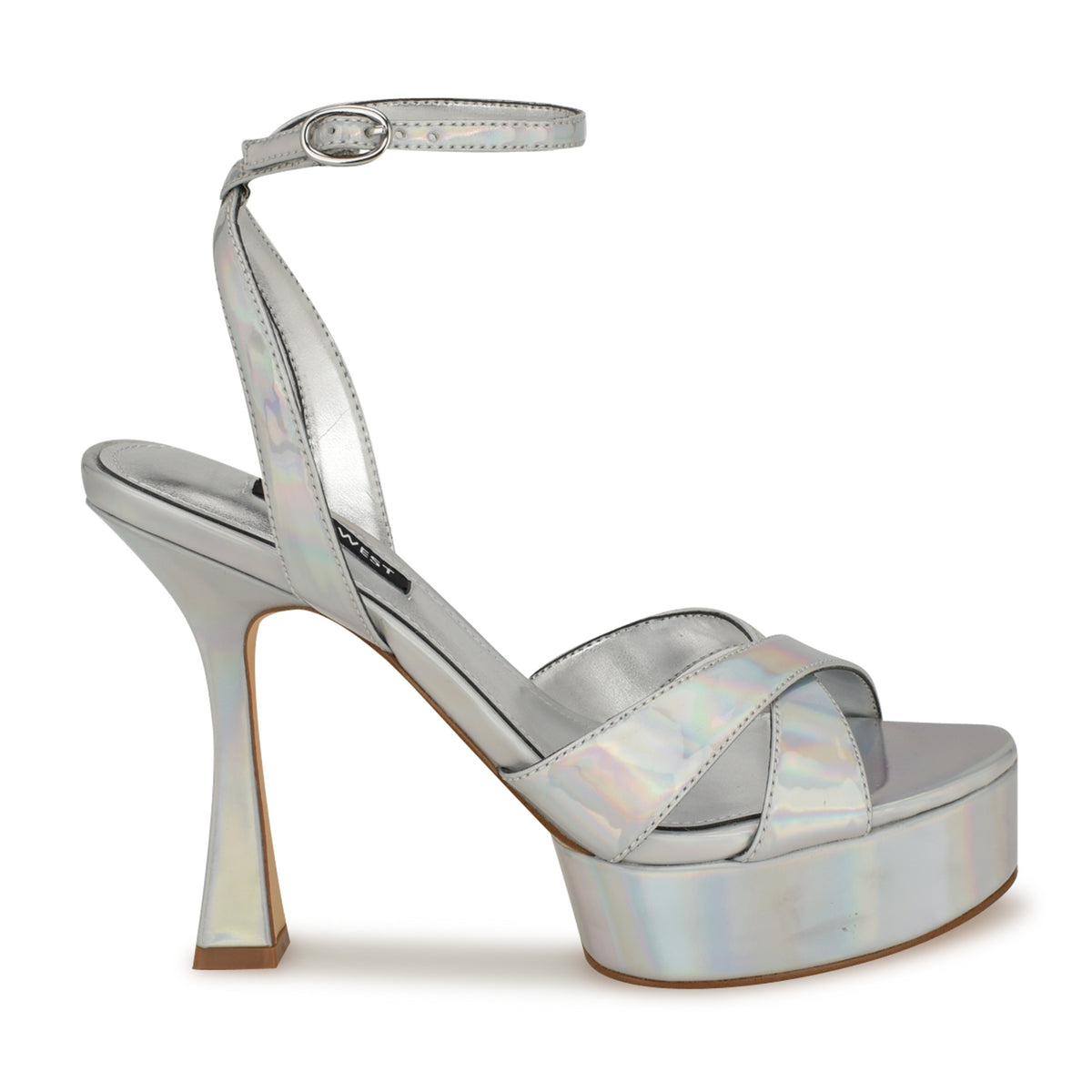 SANDALIA NINE WEST JESSIE3 IRIDESCENTE