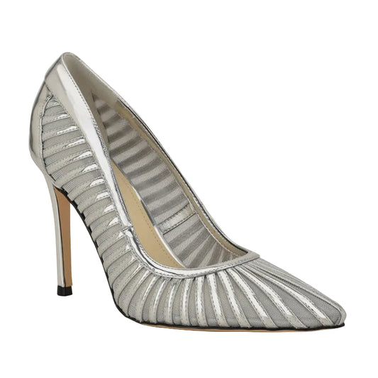 WNFERESA3-SIL01 TACÓN NINE WEST SILVER