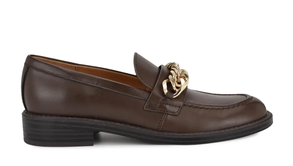 MOCASIN NINE WEST SASAH3 DK BROWN